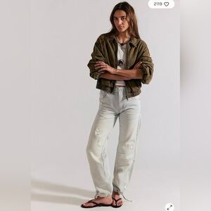 🌟 NWT 🌟 Free People Dont Wait Up Baggy Boyfriend Jeans